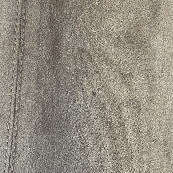 Elie Tahari Flare Faux Leather Skirt - Olive Green - Size 12 - - Picture 6 of 13